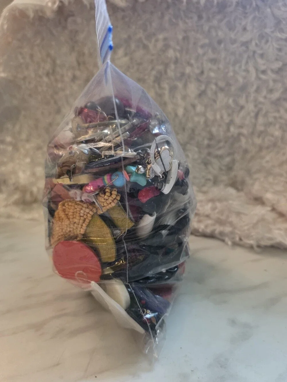 Mixed Broken Costume Jewelry Lot for Crafts
